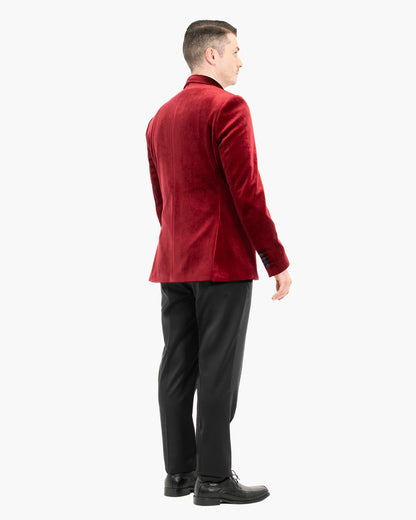 Amari | Velvet 3-Piece Tailored-Fit Tuxedo