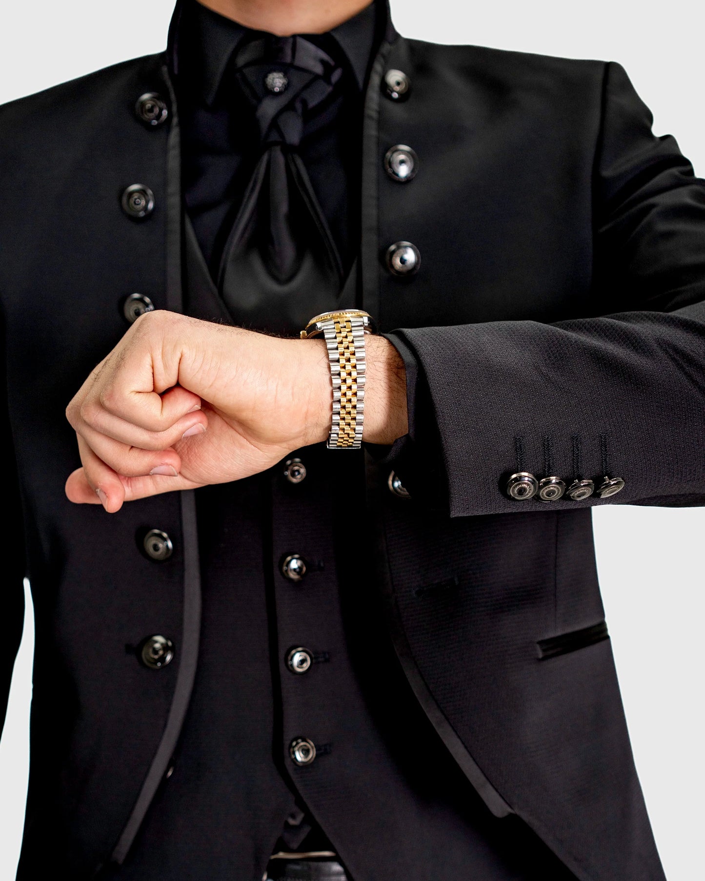 Black Diamond Tailored-Fit Western Tuxedo
