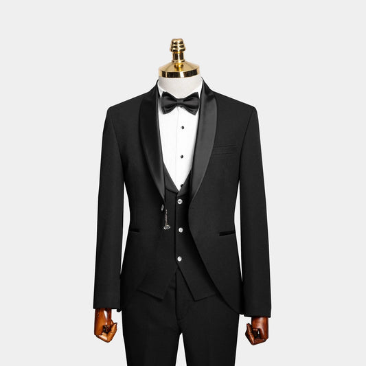 Rudolfo | 3-Piece Tailored-Fit Tuxedo with Chain Closure