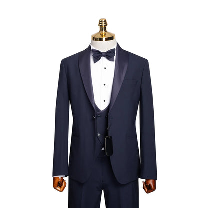 Rudolfo | 3-Piece Tailored-Fit Tuxedo with Chain Closure
