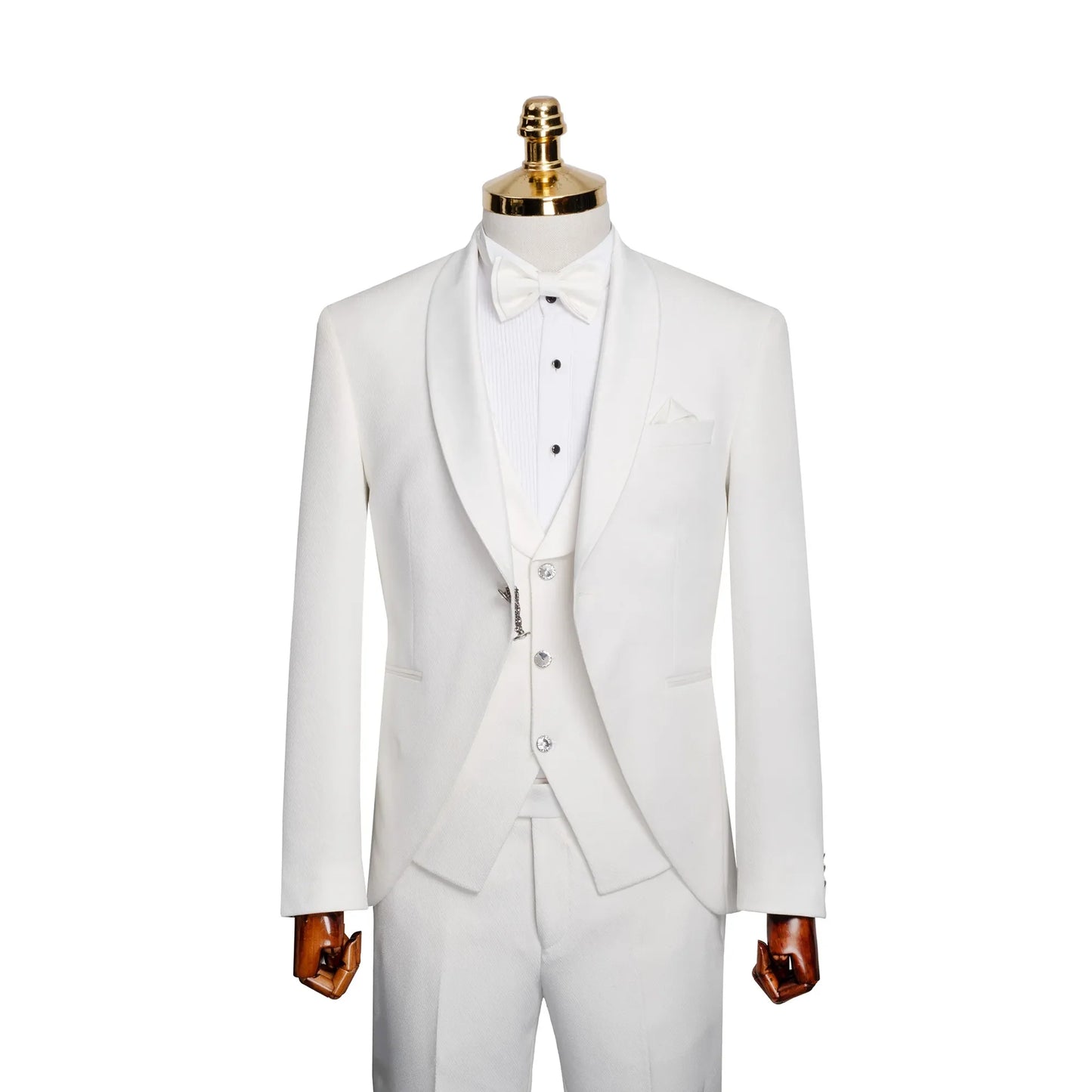 Rudolfo | 3-Piece Tailored-Fit Tuxedo with Chain Closure