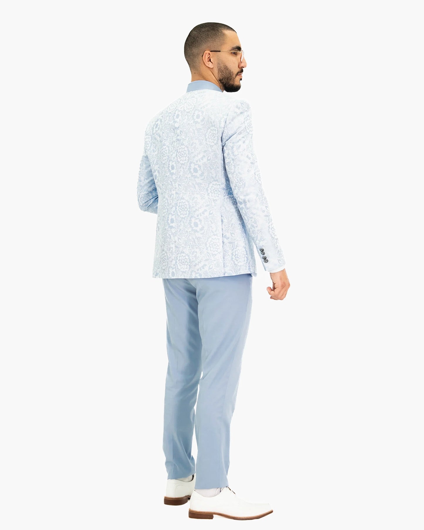 Virgil | Floral Western 3-Piece Tailored-Fit Tuxedo
