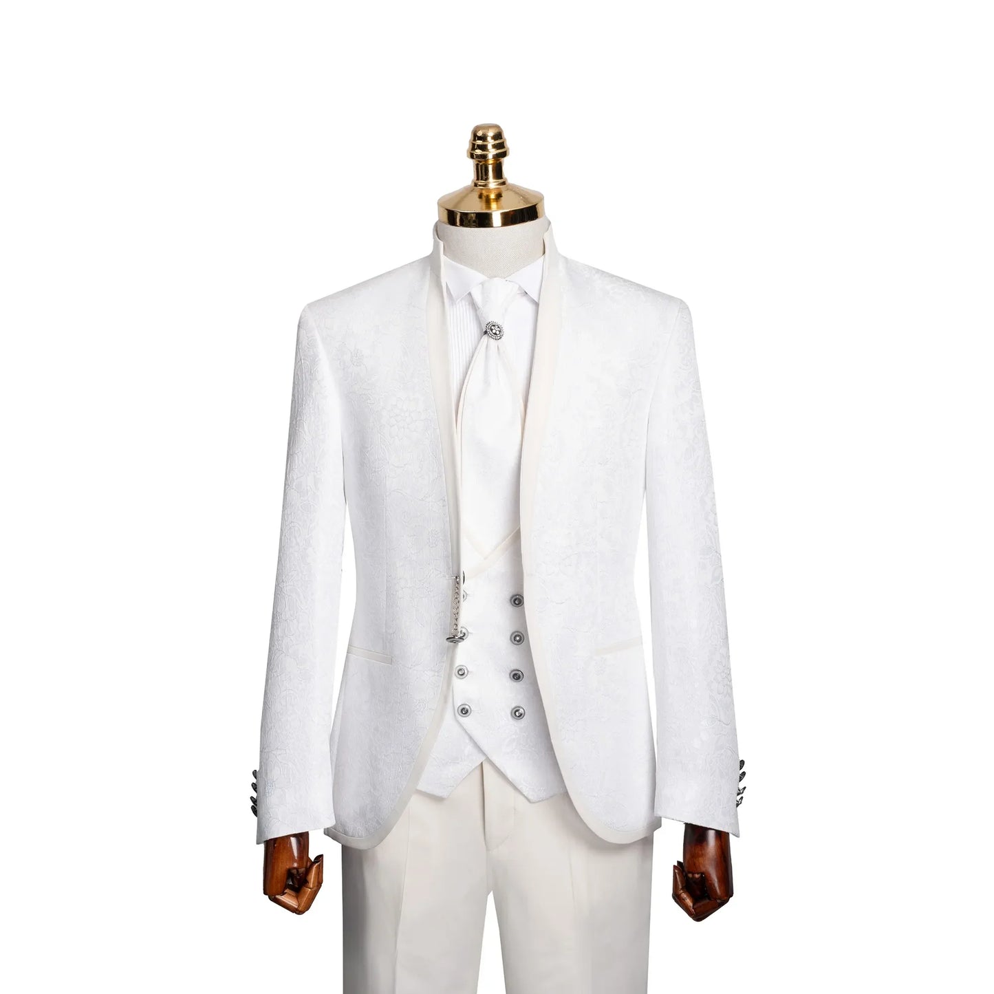 Virgil | Floral Western 3-Piece Tailored-Fit Tuxedo