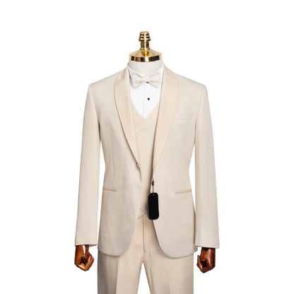 Arthur| Birdseye 3-Piece Tailored-Fit Tuxedo