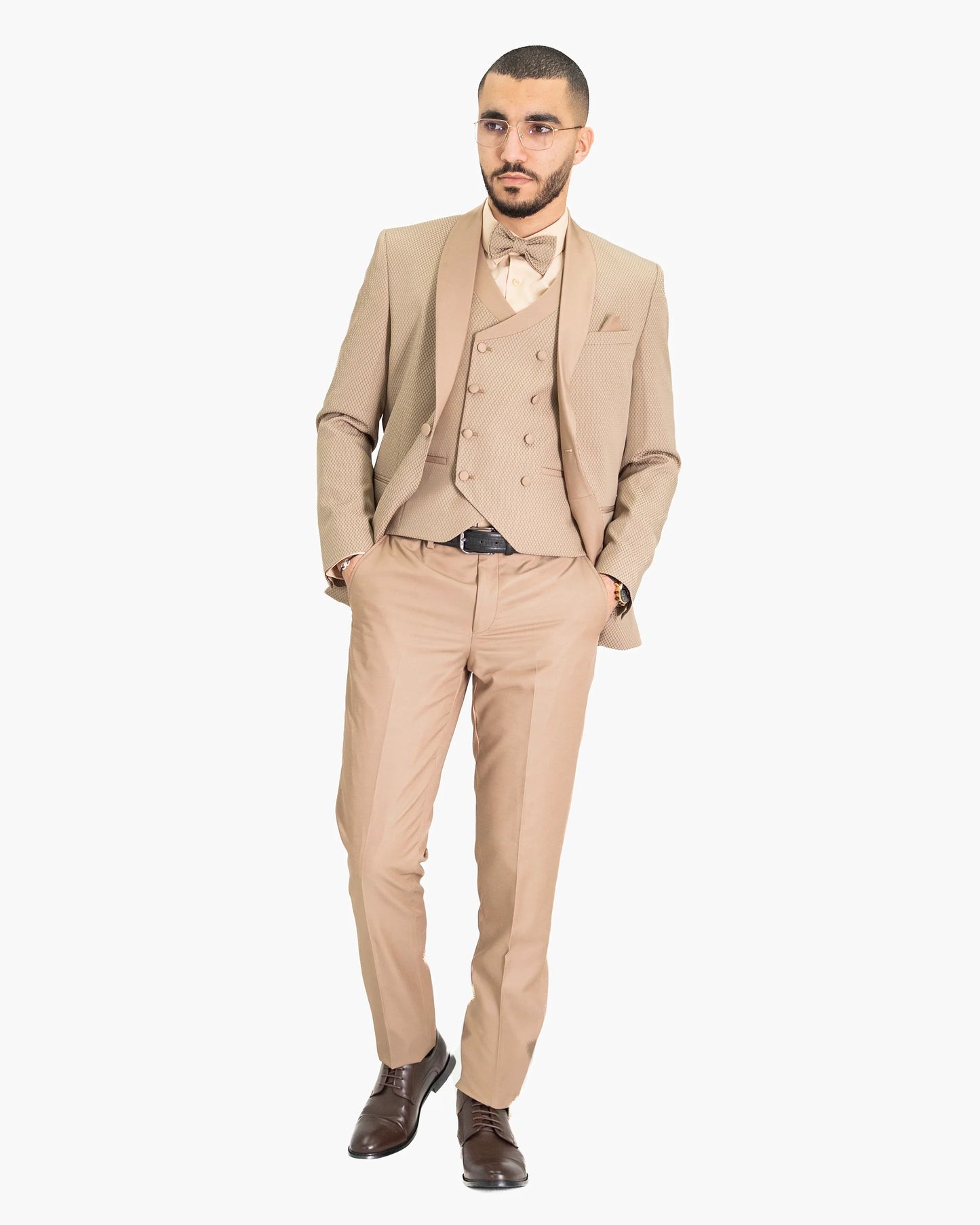 Arthur| Birdseye 3-Piece Tailored-Fit Tuxedo