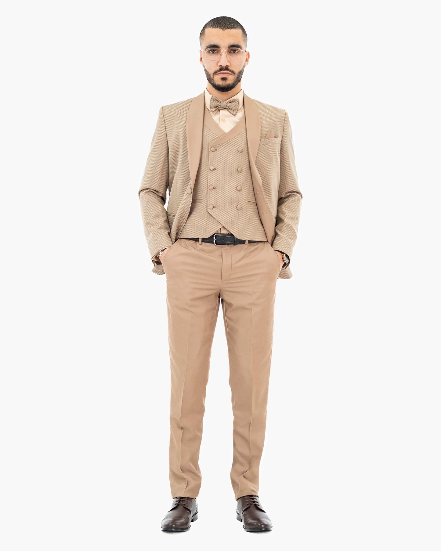 Arthur| Birdseye 3-Piece Tailored-Fit Tuxedo