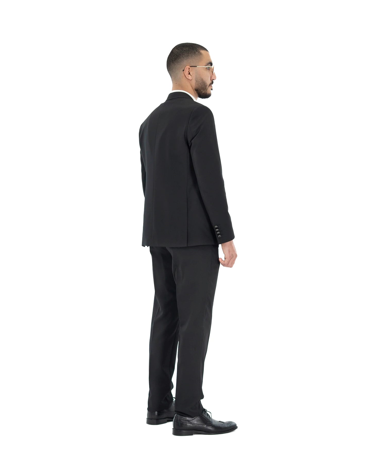 Corded Twill Tailored-Fit Suit with Floral Vest