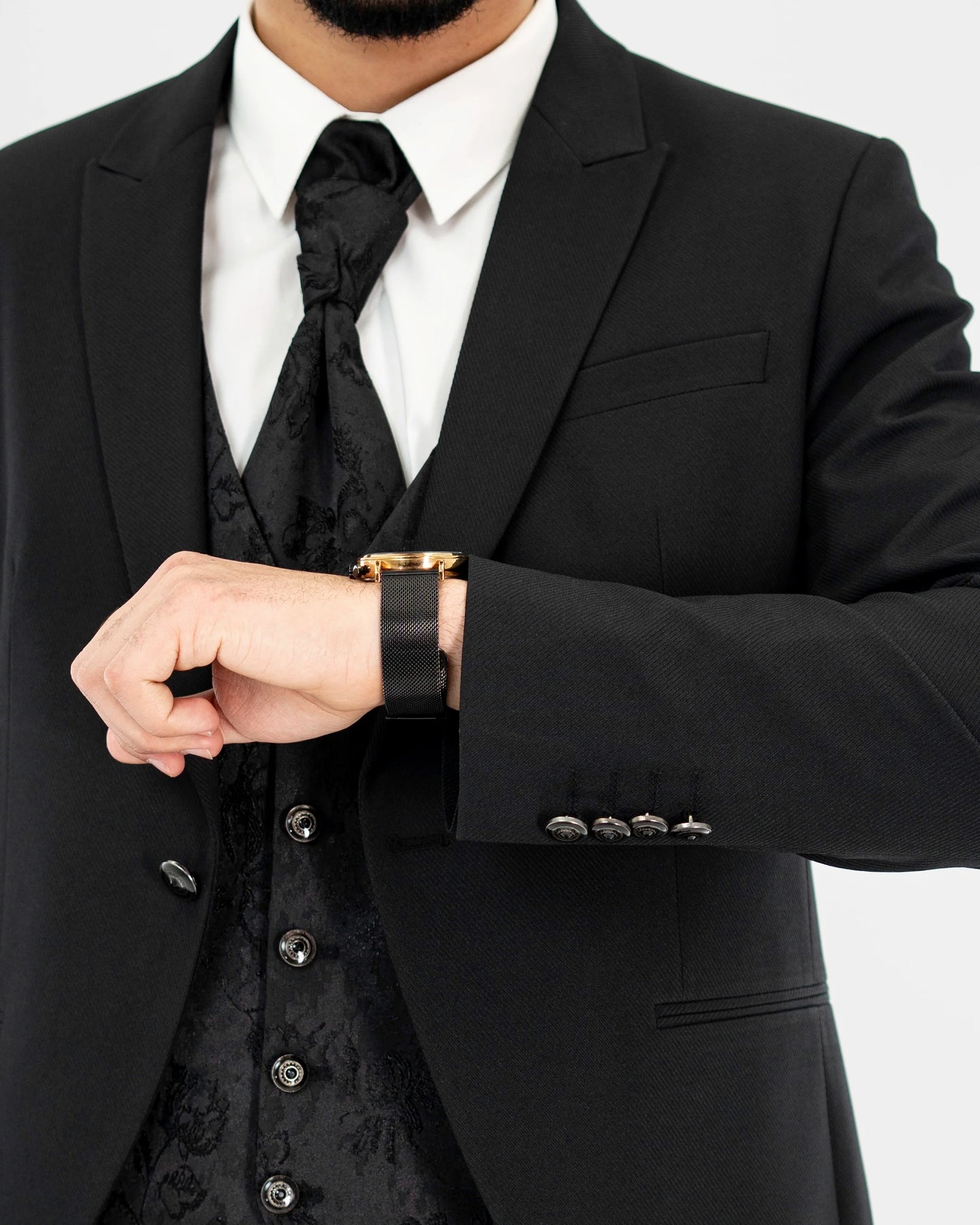 Trent | Western Style 3-Piece Tailored-Fit Tuxedo