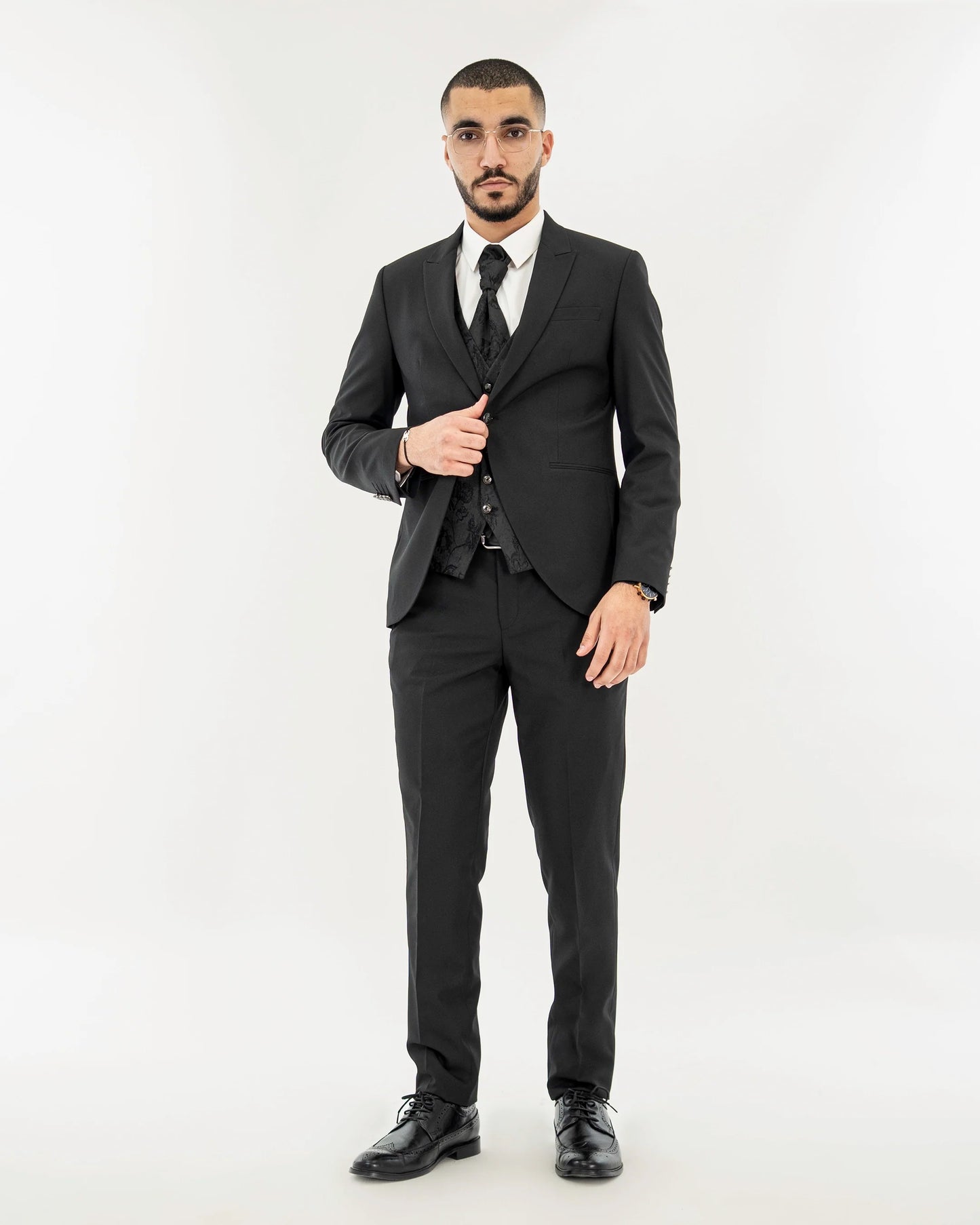 Trent | Western Style 3-Piece Tailored-Fit Tuxedo