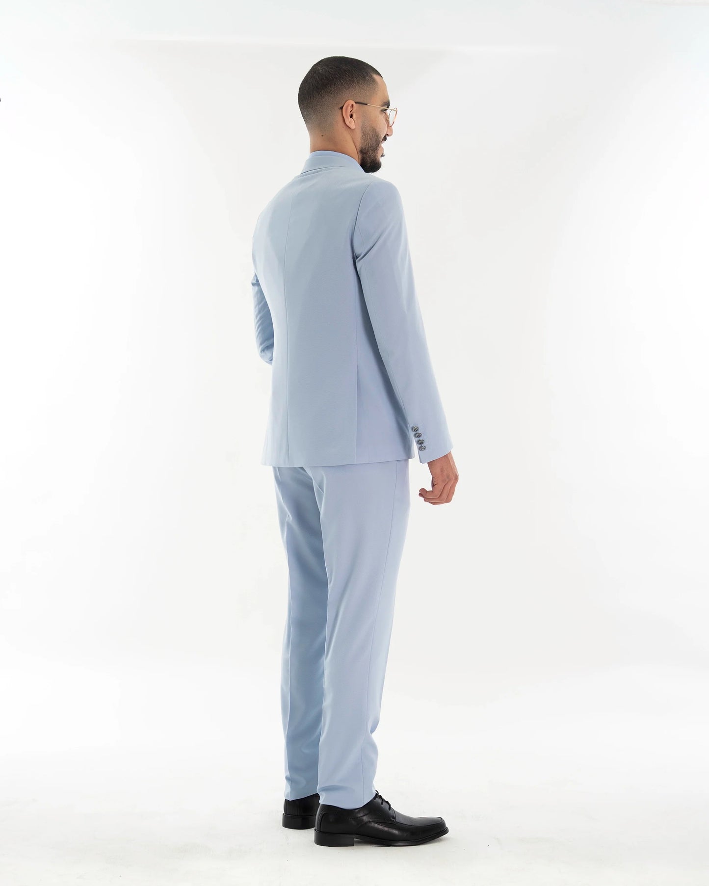 Corded Twill Tailored-Fit Suit with Floral Vest
