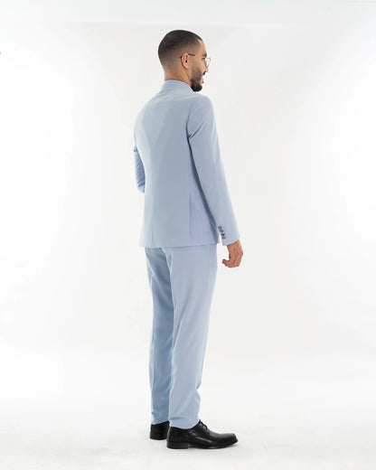 Corded Twill Tailored-Fit Suit with Floral Vest