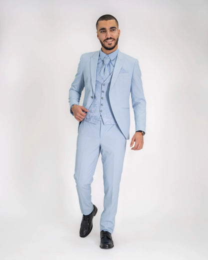 Trent | Western Style 3-Piece Tailored-Fit Tuxedo
