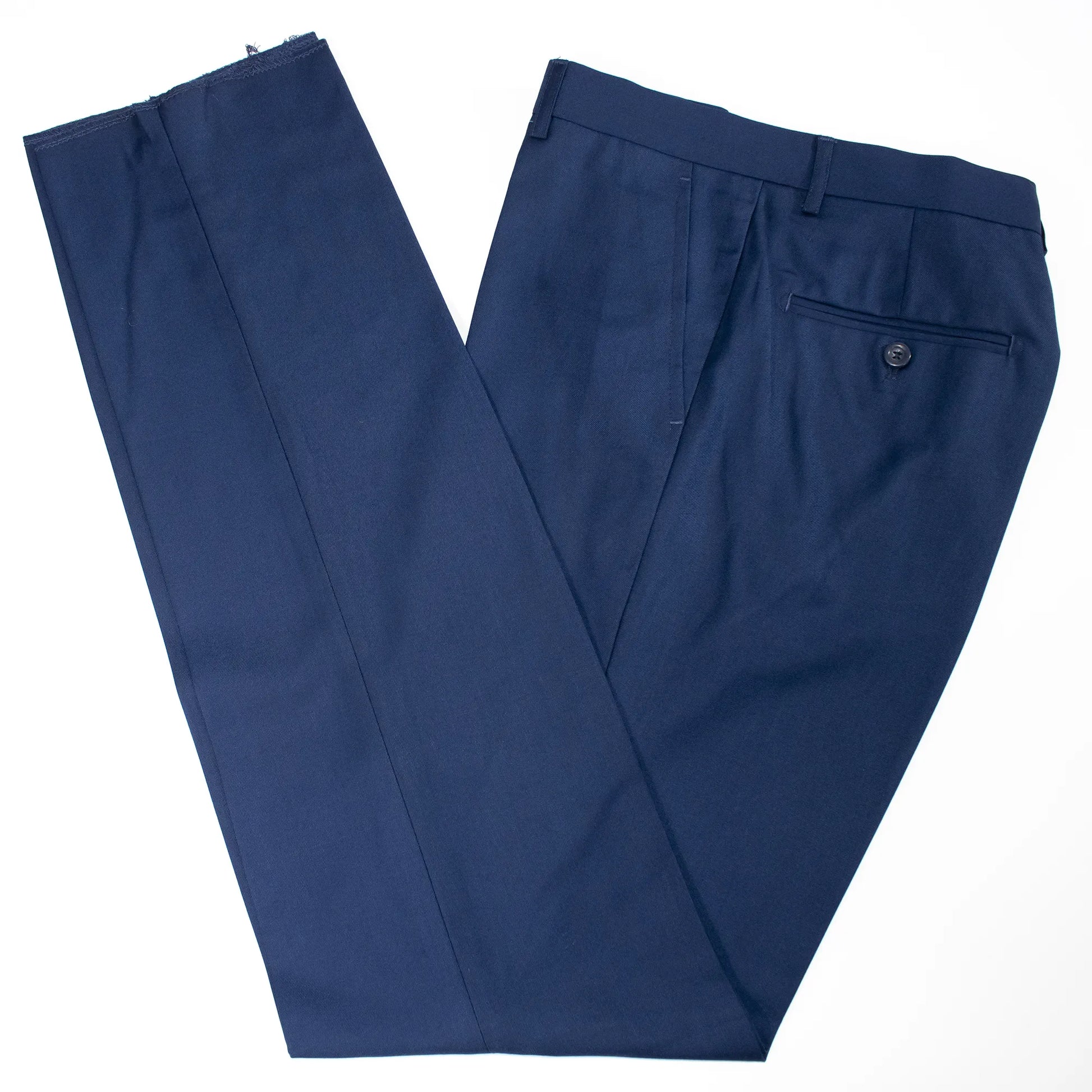 Luther Dark Blue 2-Piece Tailored-Fit Suit - Pants