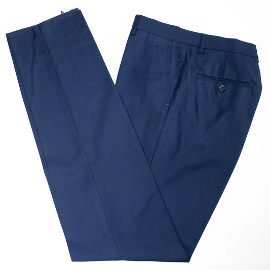 Dark Blue Tailored-Fit Pants