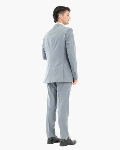 Hugo | Ash Gray 3-Piece Tailored-Fit Suit