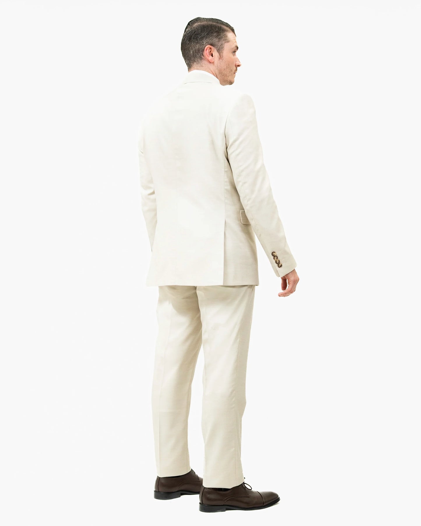 Hugo | Beige 3-Piece Tailored-Fit Suit