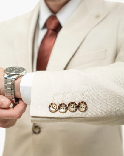 Hugo | Beige 3-Piece Tailored-Fit Suit