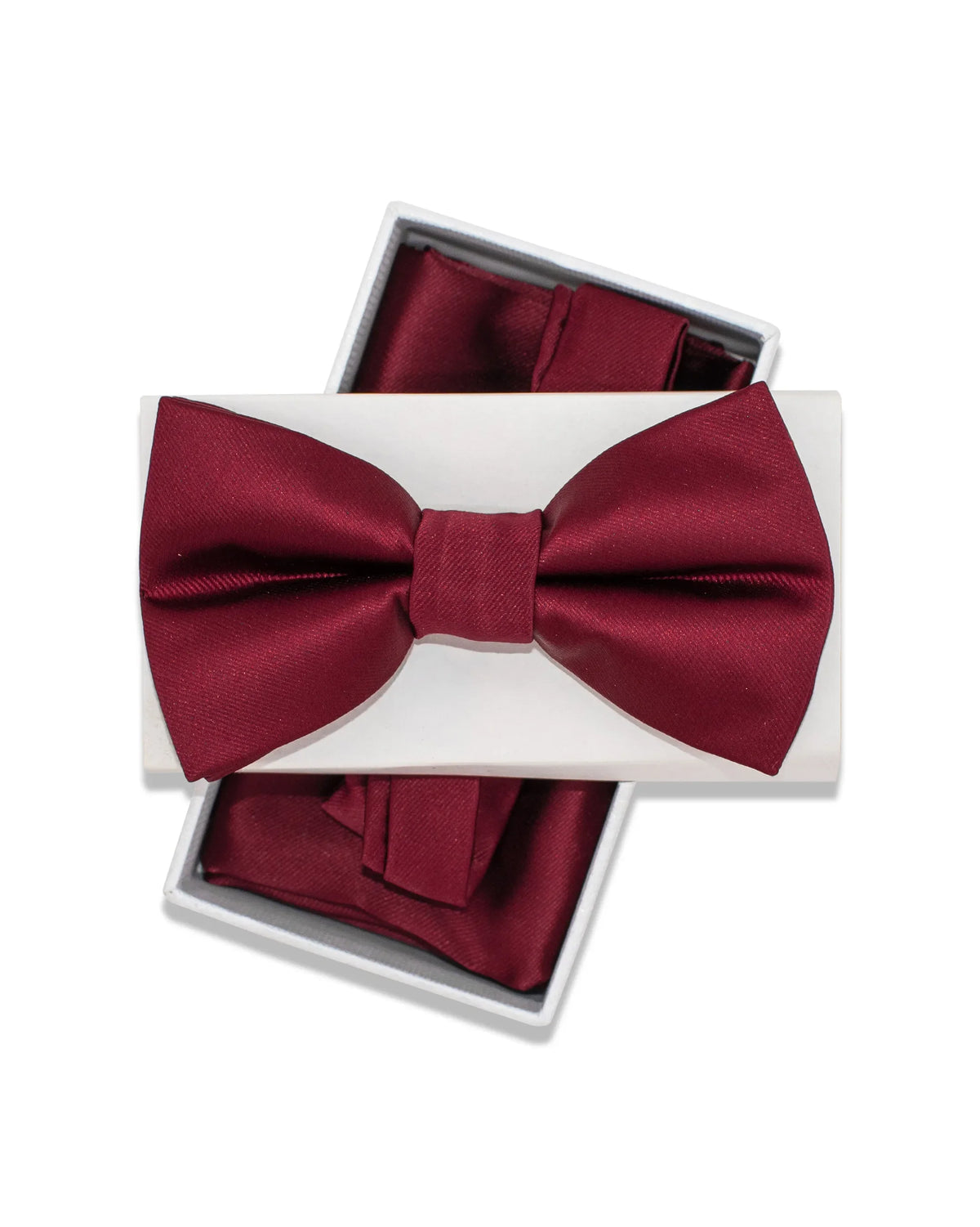 Kid's Solid Bow Tie & Hanky