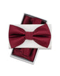 Kid's Solid Bow Tie & Hanky