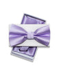 Kid's Solid Bow Tie & Hanky