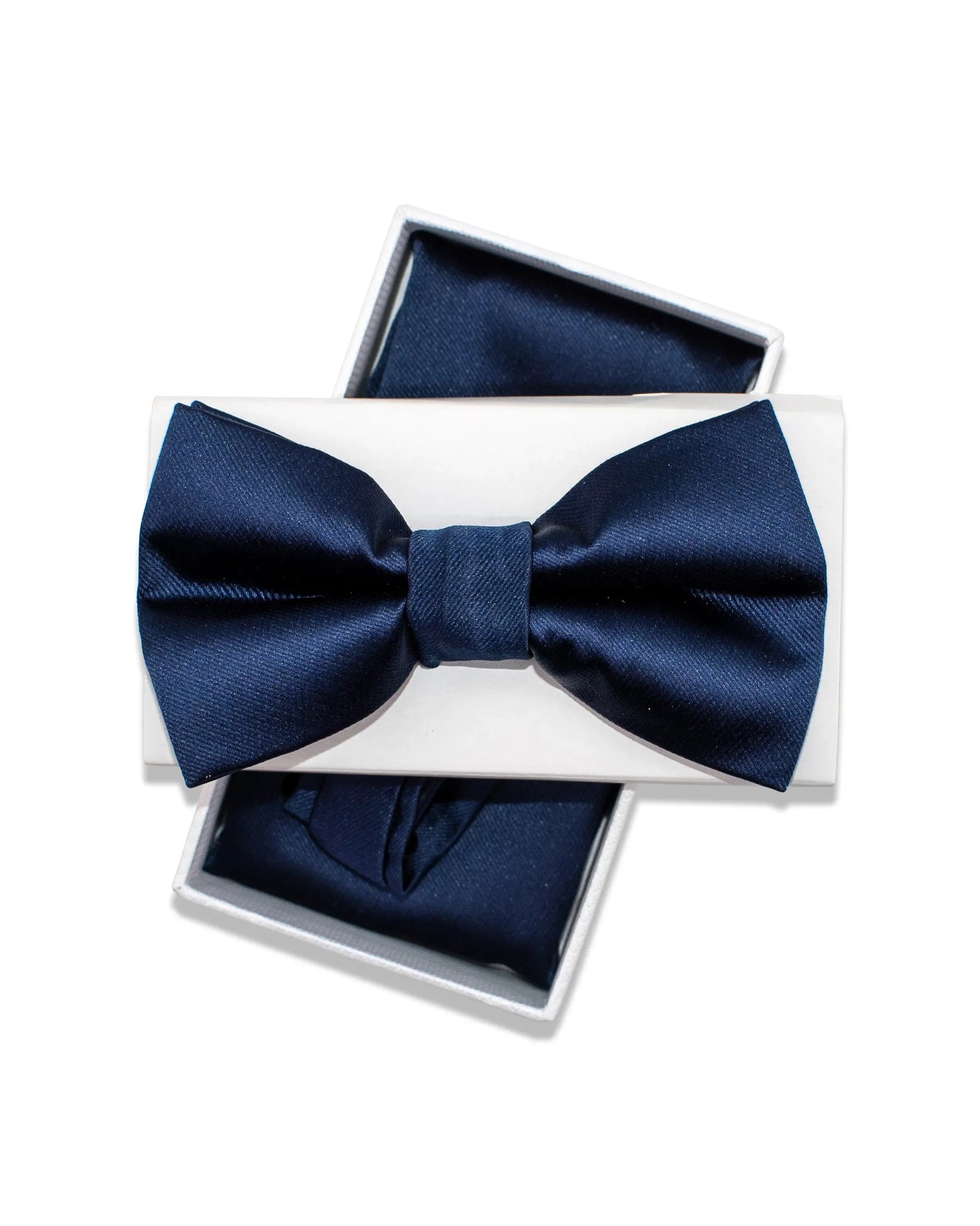 Kid's Solid Bow Tie & Hanky
