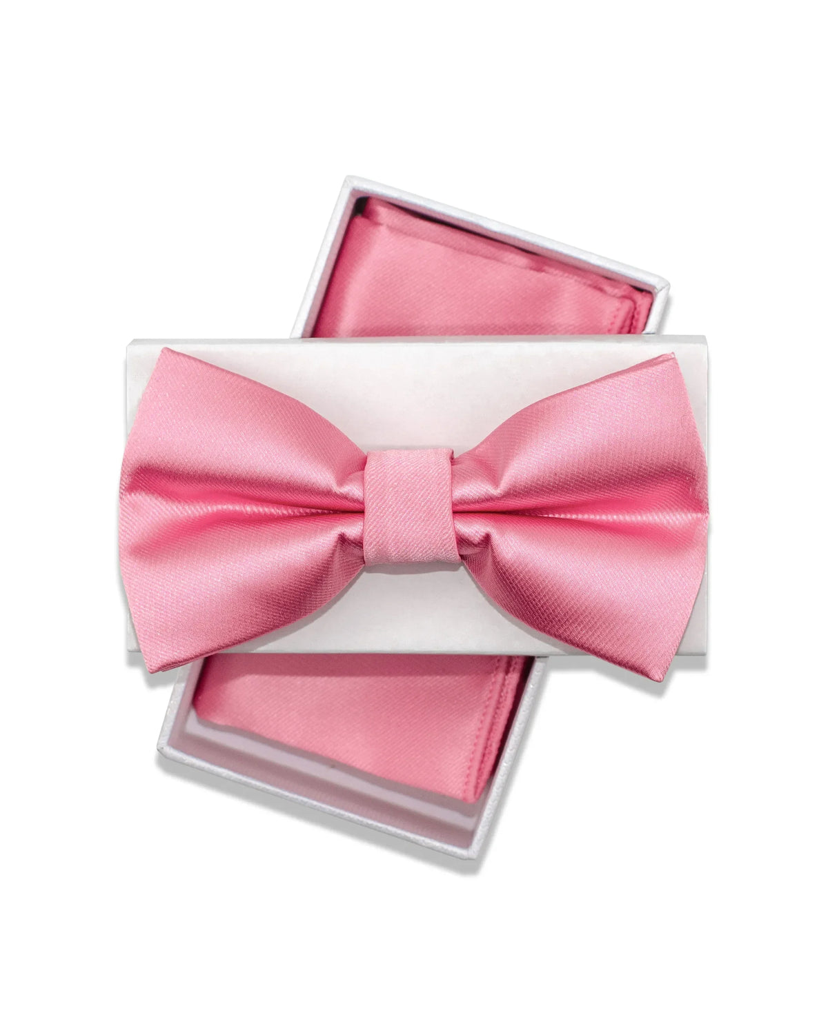 Kid's Solid Bow Tie & Hanky