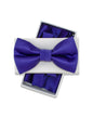 Kid's Solid Bow Tie & Hanky