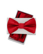 Kid's Solid Bow Tie & Hanky