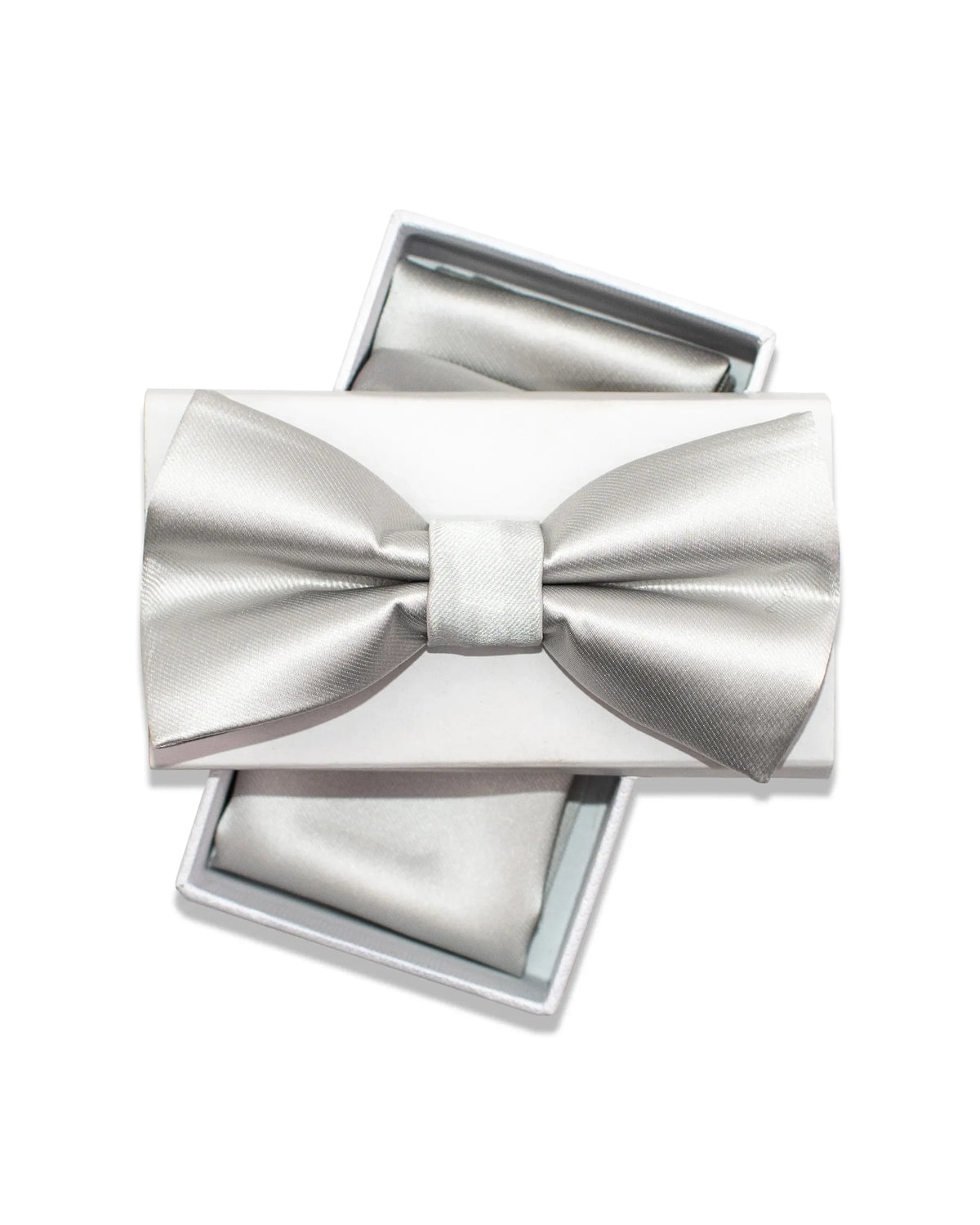 Kid's Solid Bow Tie & Hanky
