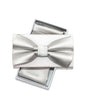 Kid's Solid Bow Tie & Hanky