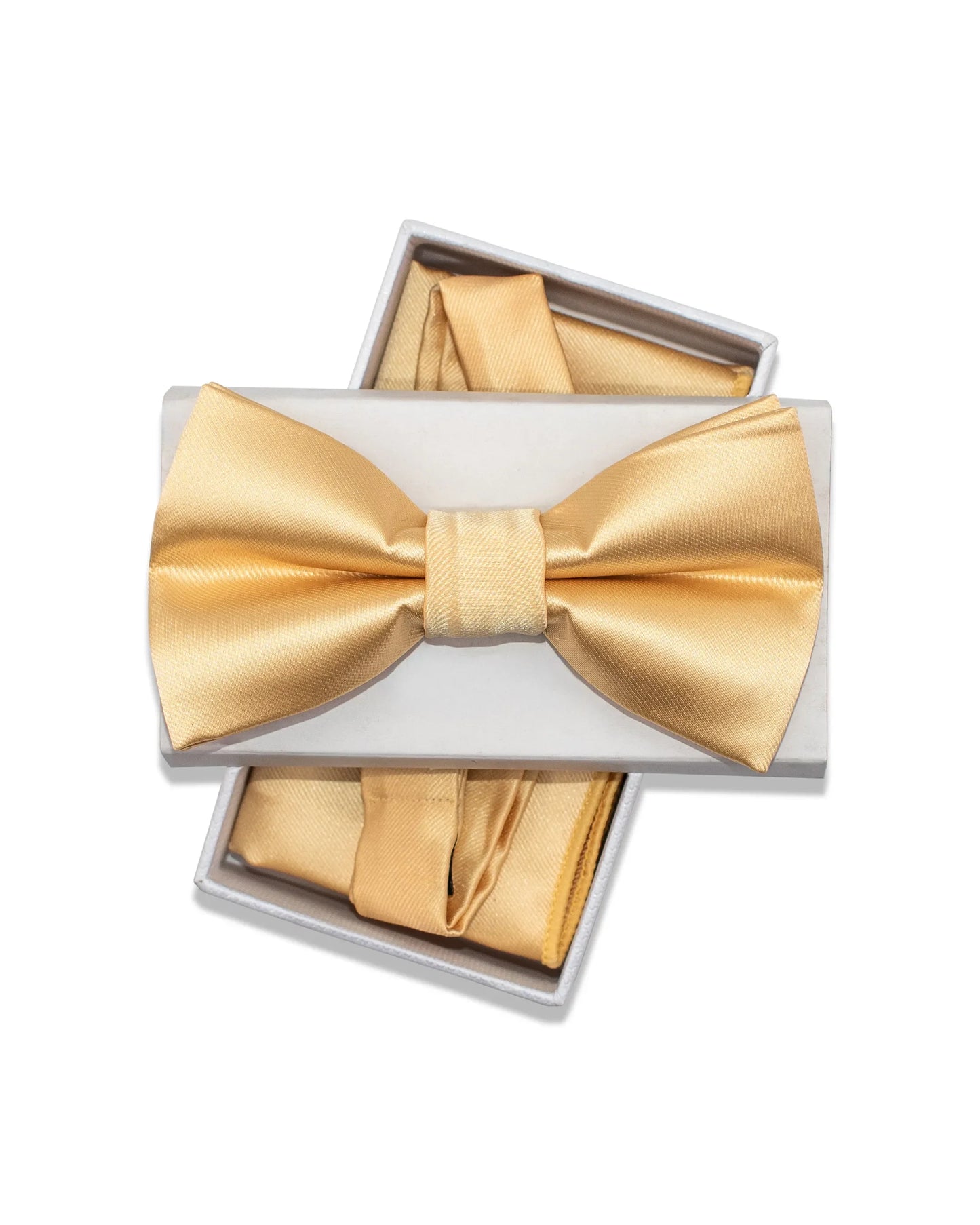 Kid's Solid Bow Tie & Hanky