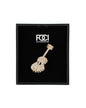 Crystal Acoustic Guitar Lapel Pin