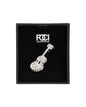 Crystal Acoustic Guitar Lapel Pin