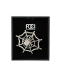 Crystal Web Spider Lapel Pin