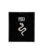 Crystal Diamondback Lapel Pin