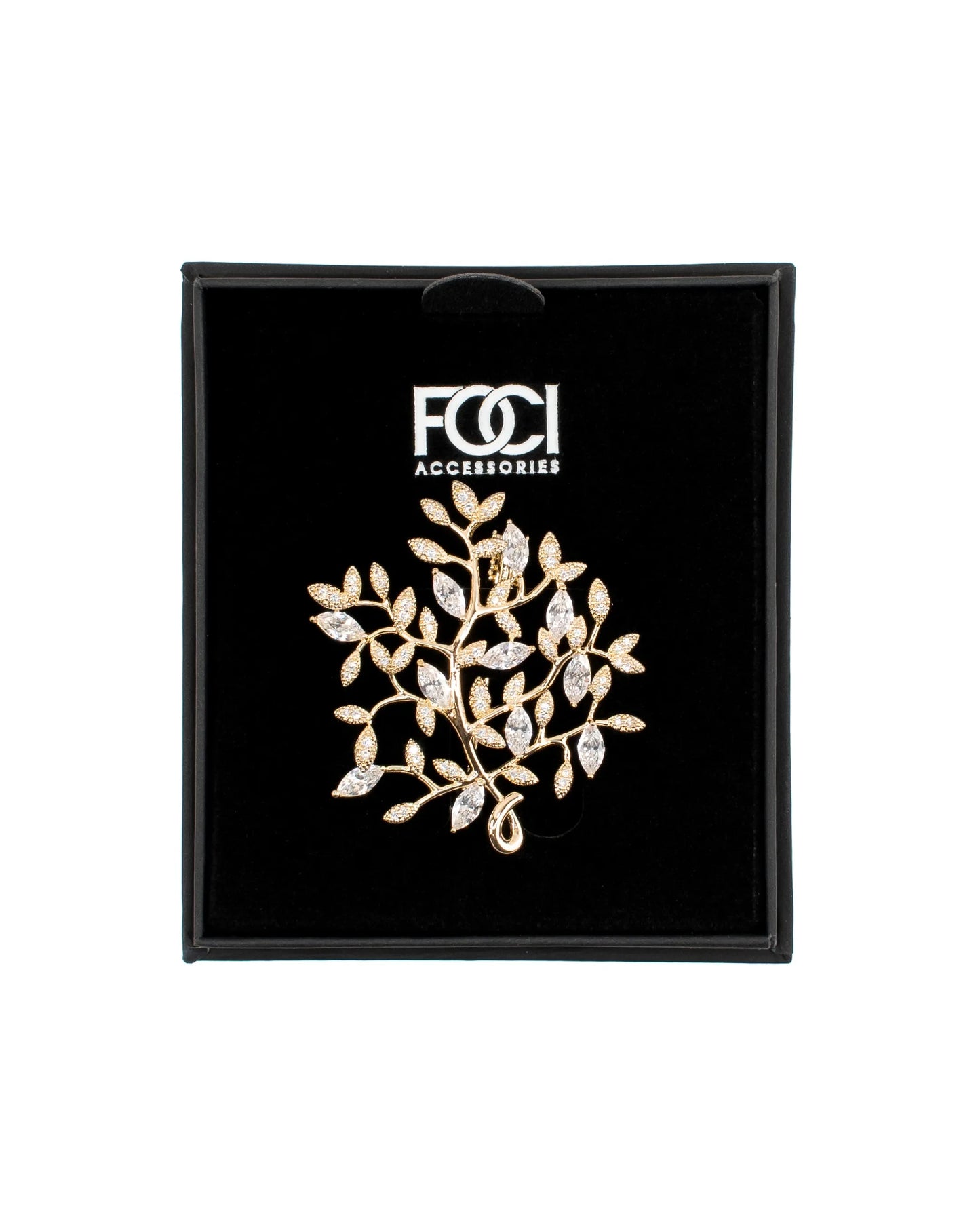 Crystal Arbor Lapel Pin