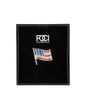 Crystal US Flag Lapel Pin