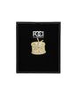 Crystal Marching Snare Lapel Pin