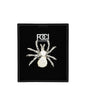 Crystal Pearl Spider Lapel Pin