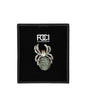 Jeweled Spider Lapel Pin