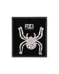 Large Pink Crystal Spider Lapel Pin