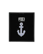 Large Crystal Anchor Lapel Pin