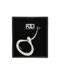 Green Crystal Serpent Lapel Pin