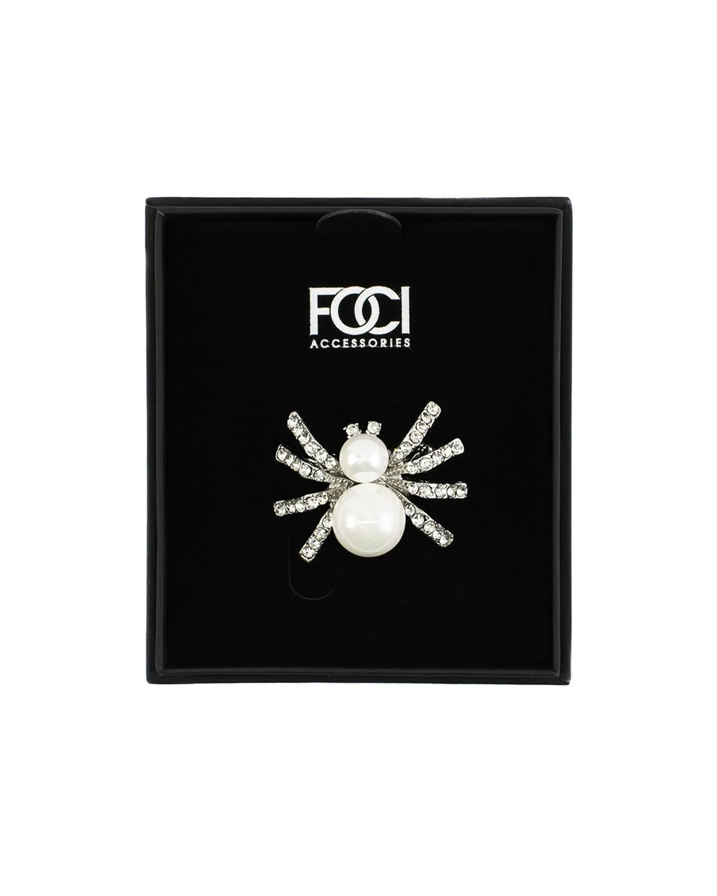 Pearl Spider Lapel Pin