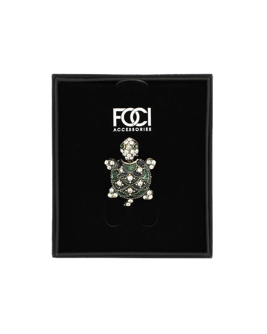 Ornate Turtle Lapel Pin