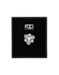 Crystal Lotus Flower Lapel Pin