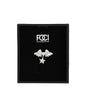 Crystal Winged Heart Lapel Pin