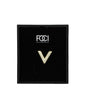 Crystal "V" Lapel Pin