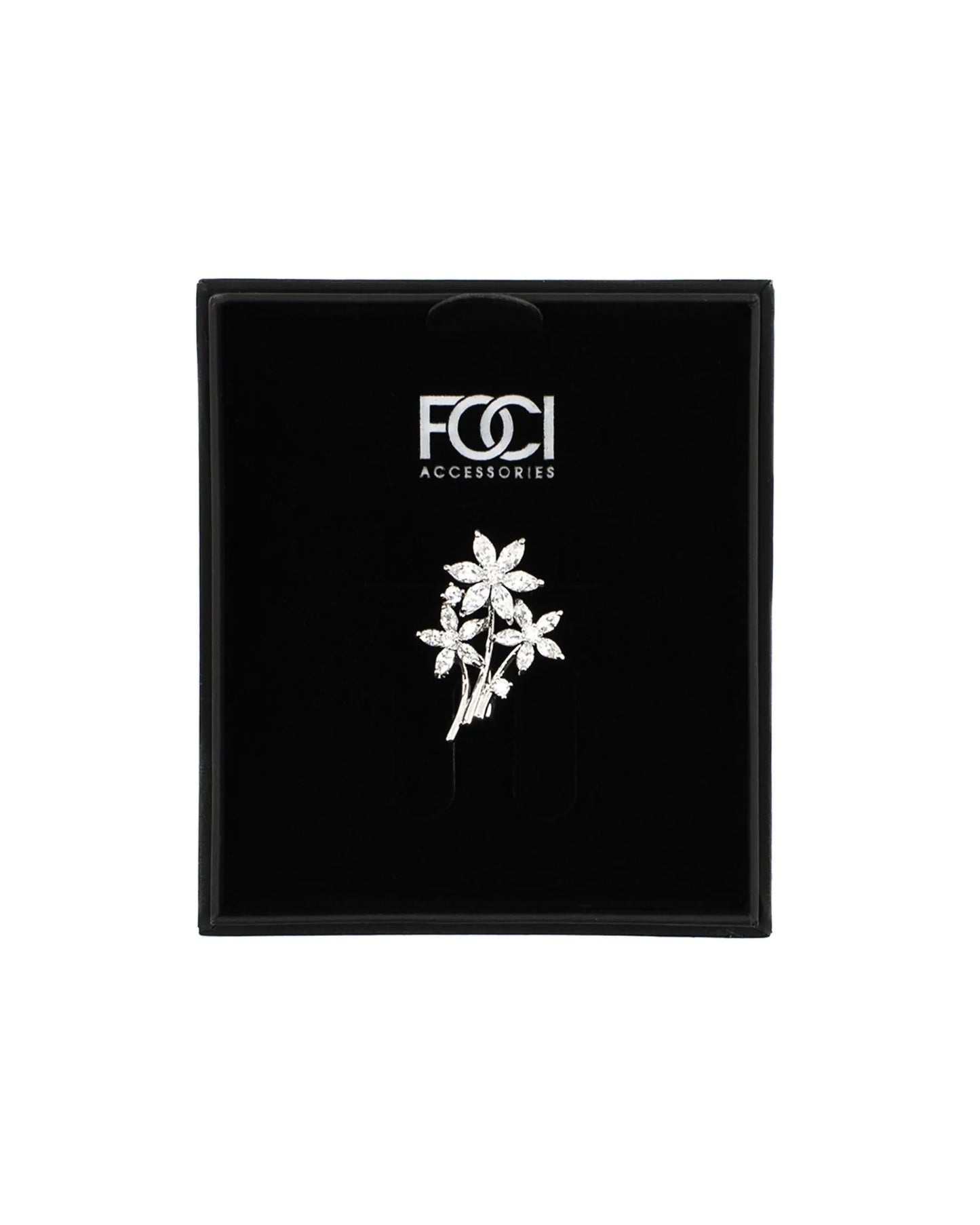 Crystal Primrose Lapel Pin