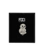 Crystal Owl Lapel Pin